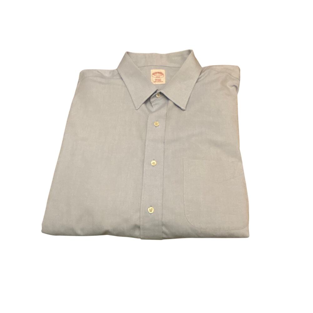 Brooks Brothers light blue dress shirt long sleeves size 17.5-4/5 $98